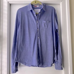 Frank and Eileen Mens Oxford Cloth Shirt, blue, s